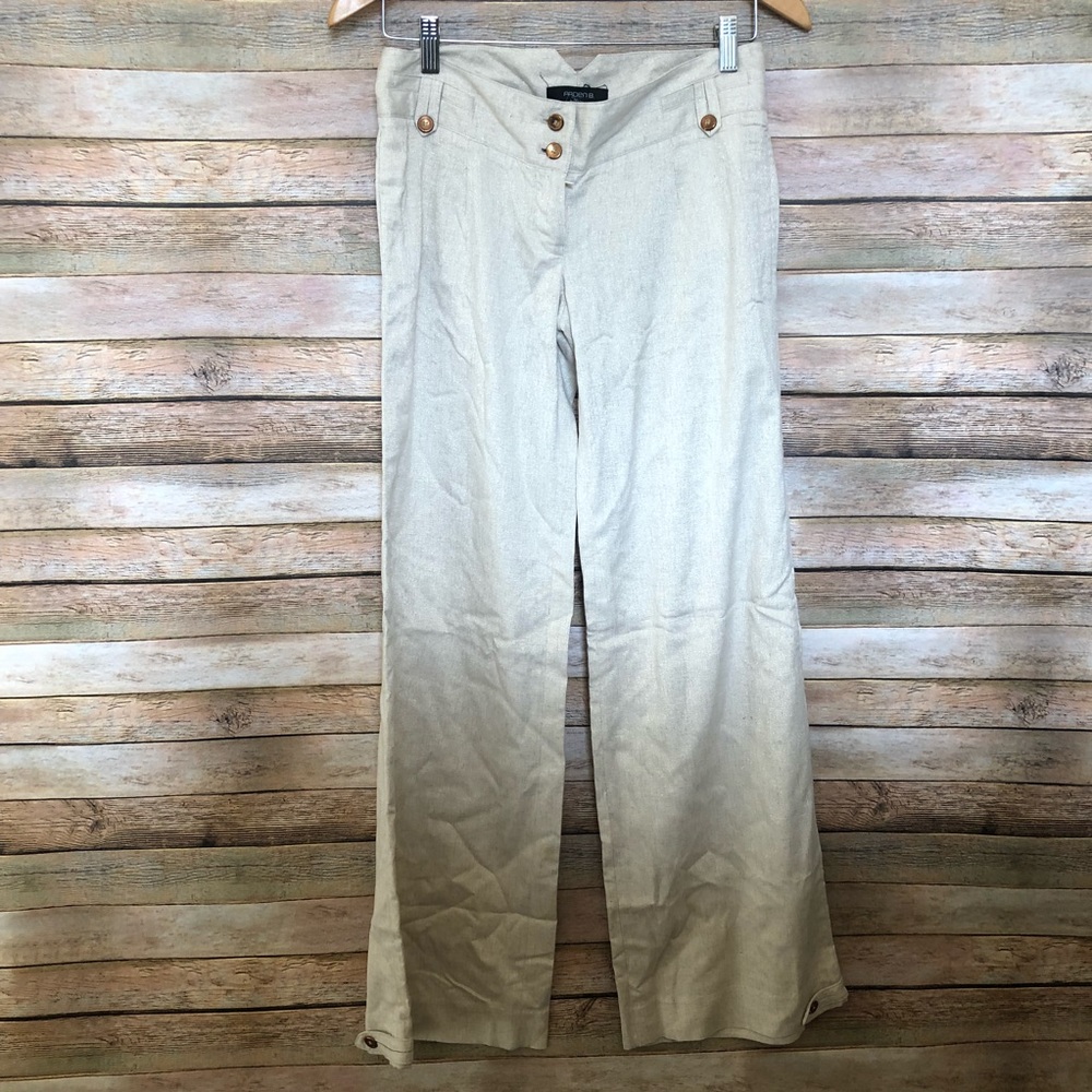 Arden B Cream Gold Shimmer Pants